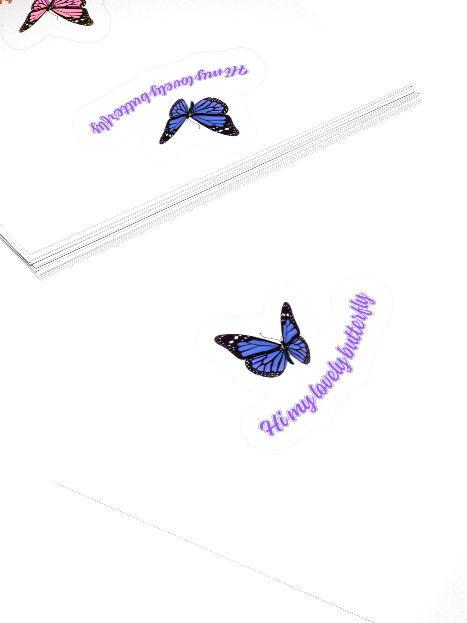 Lovely Butterfly- Sticker Set product image (5)