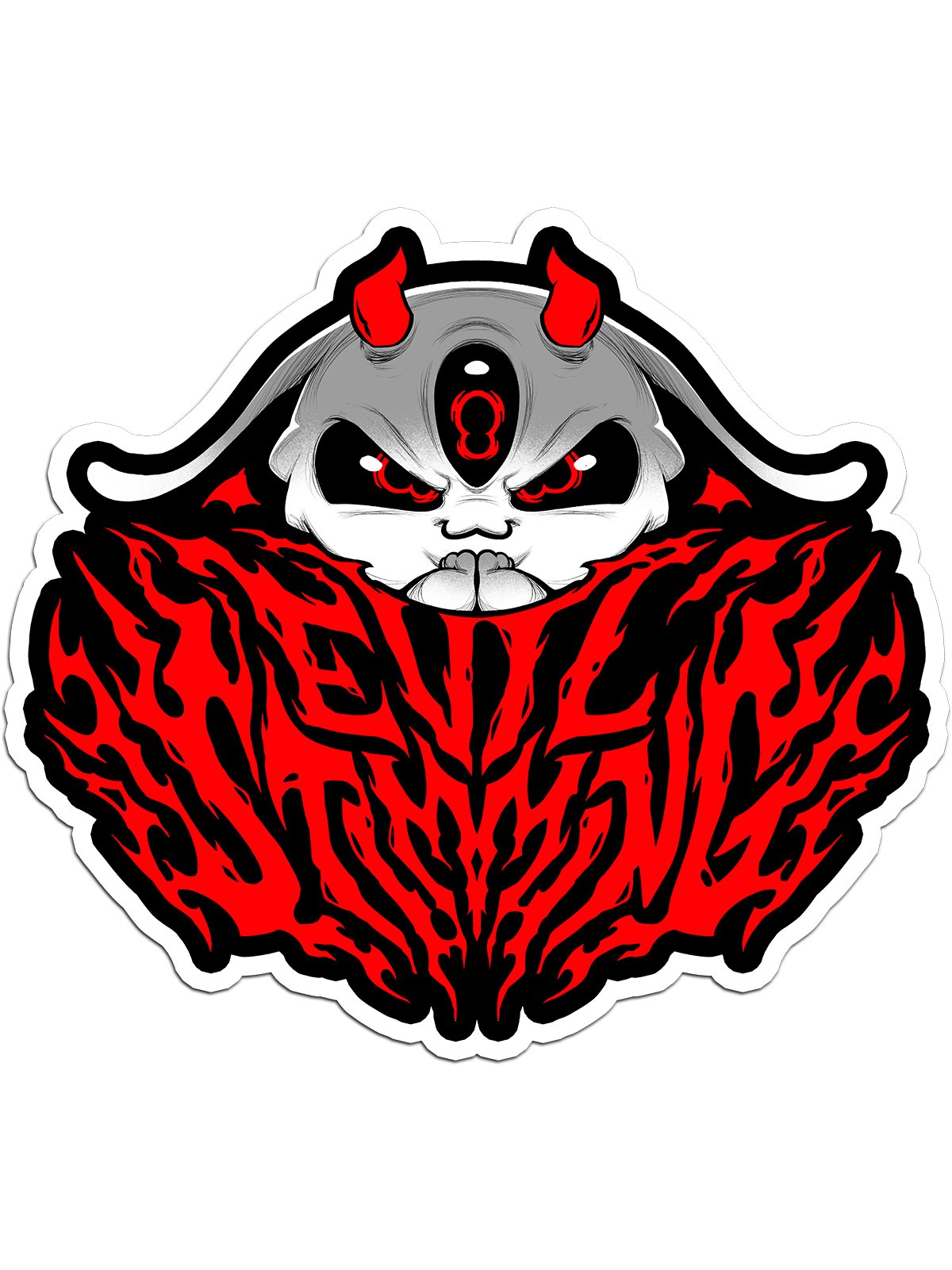 EVIL STIMMING STICKER product image (1)