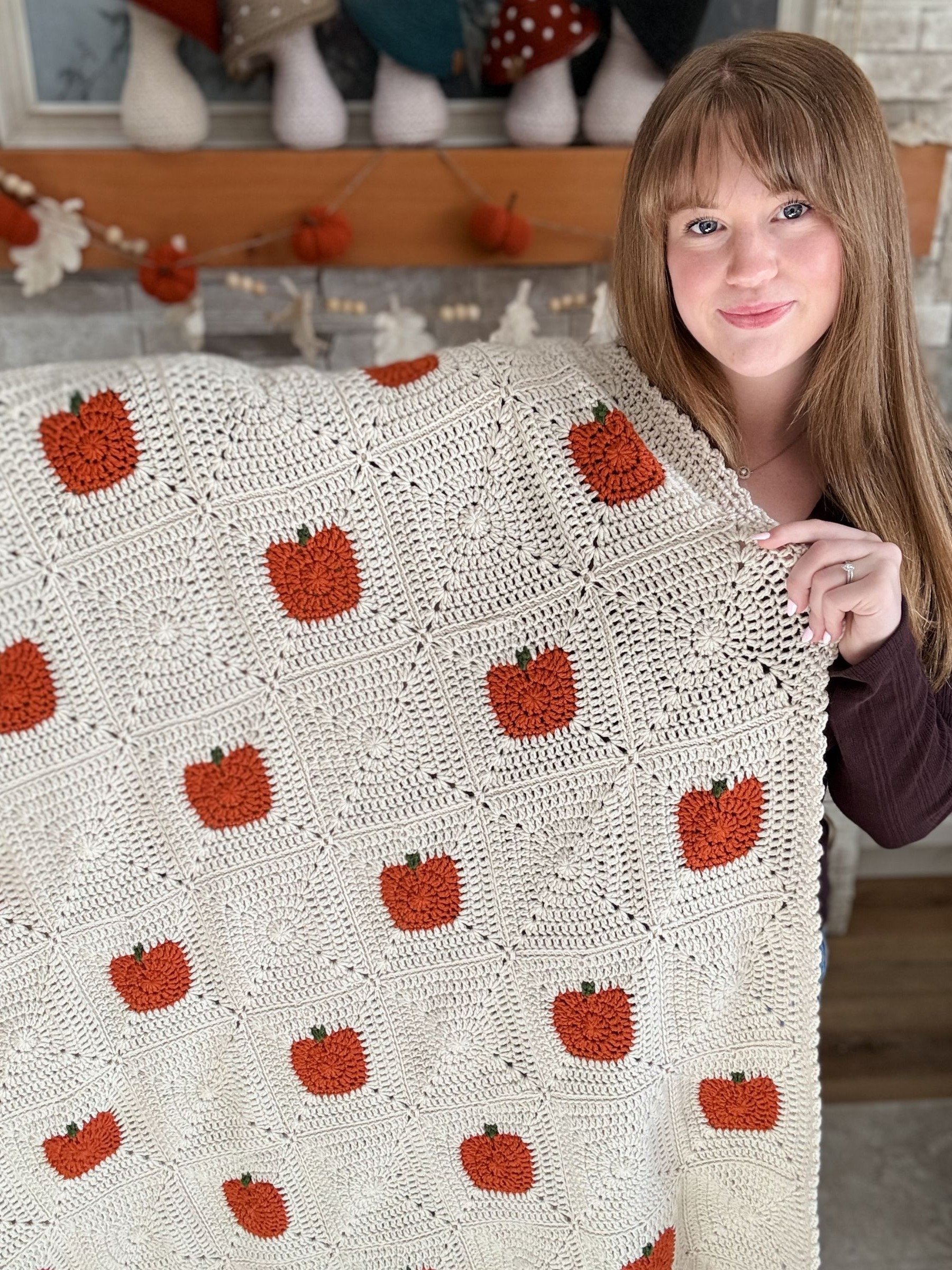 The Pumpkin Patch Blanket Crochet Pattern product image (5)