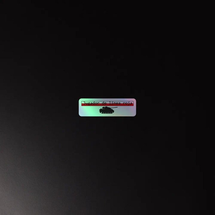 Pegatinas holográficas Jugador de línea roja product image (2)