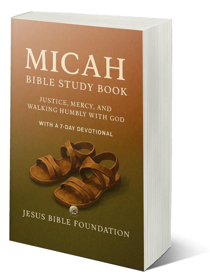 Micah Bible Study Book: Justice, Mercy, and Walking Humbly with God With A 7-Day Devotional product image (1)