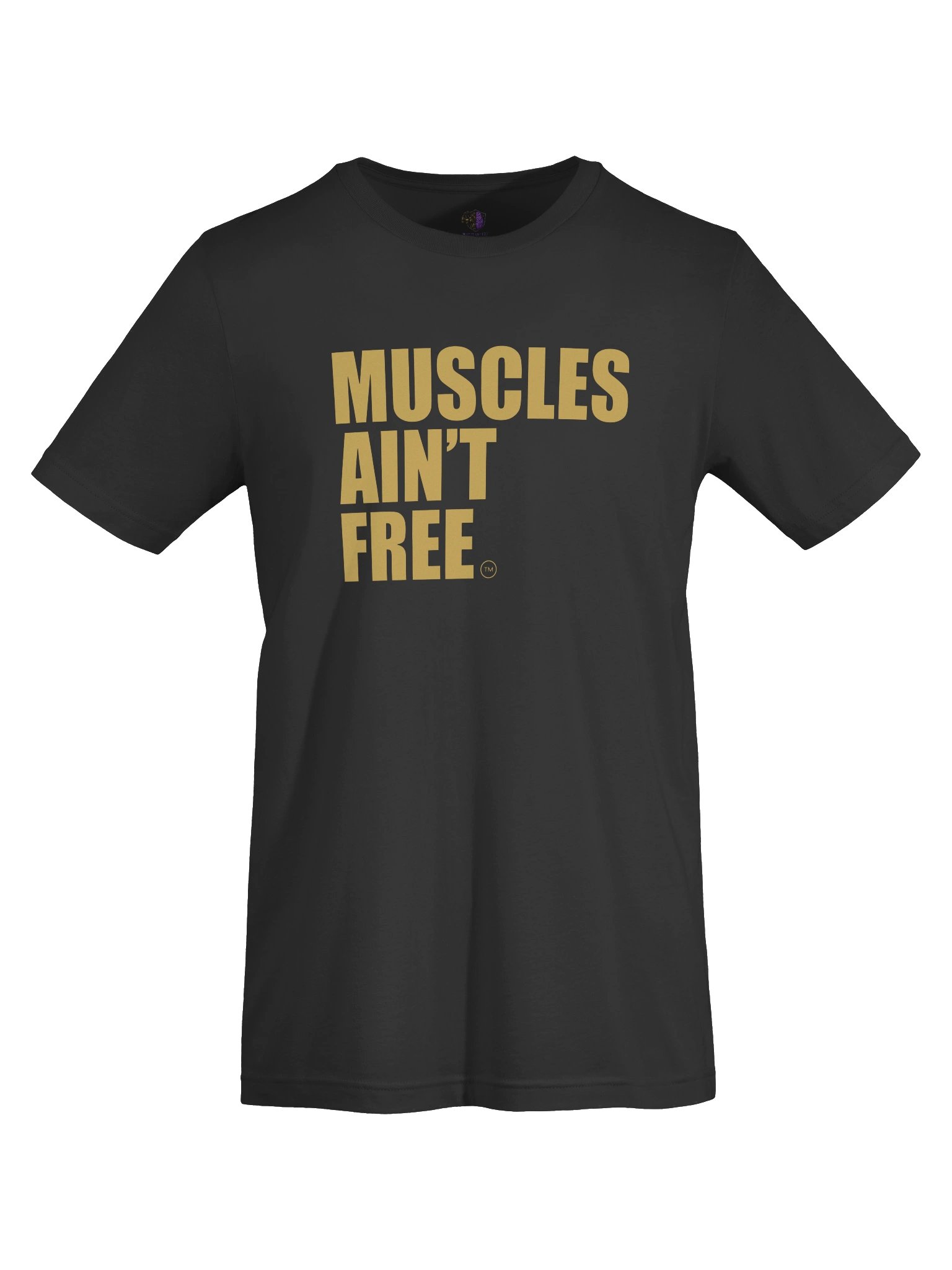 The "Essential Gold" Minimalist Wordmark Tee product image (5)