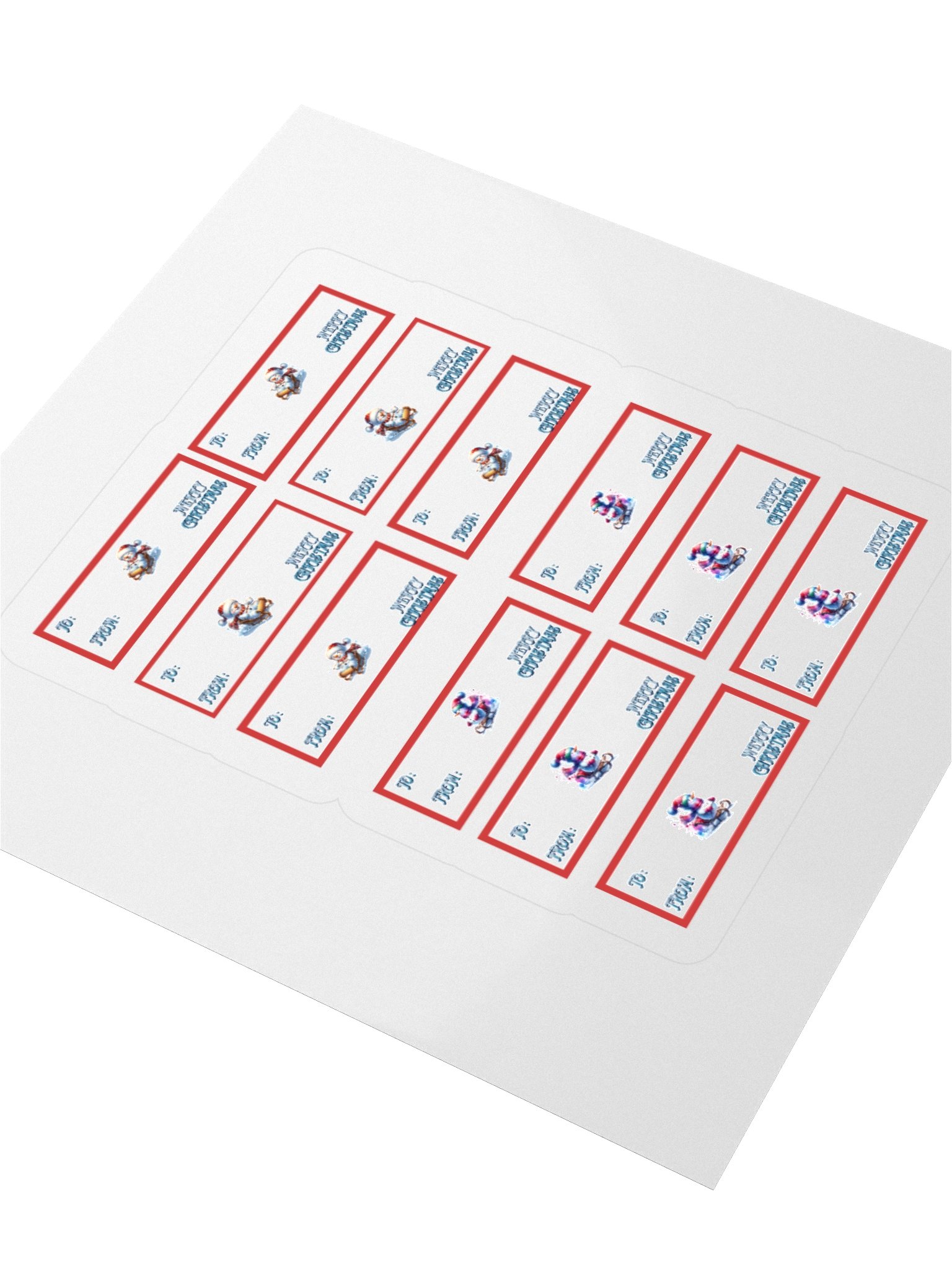 SNOWMEN MERRY CHRISTMAS product image (9)