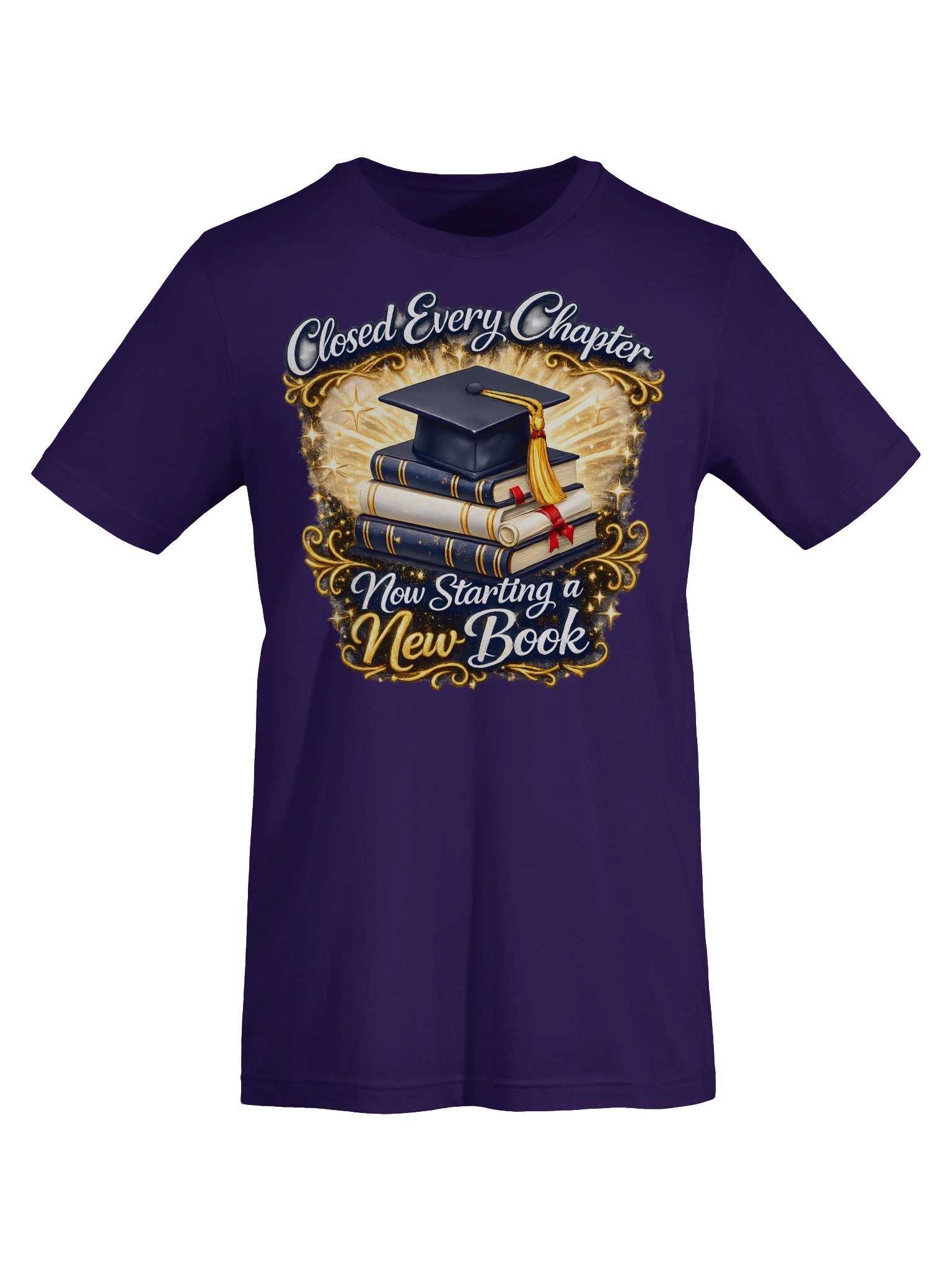 Closed Every Chapter Now Starting a New Book — Bella+Canvas Unisex Tee product image (5)