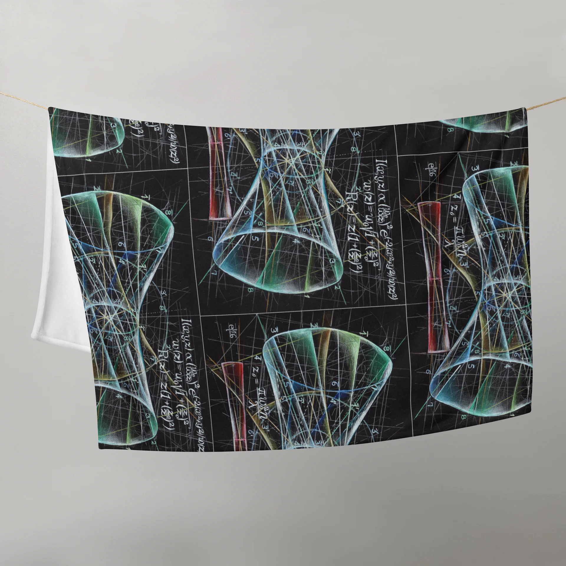 Gaussian Beam - Geometric Physics Art Blanket product image (3)