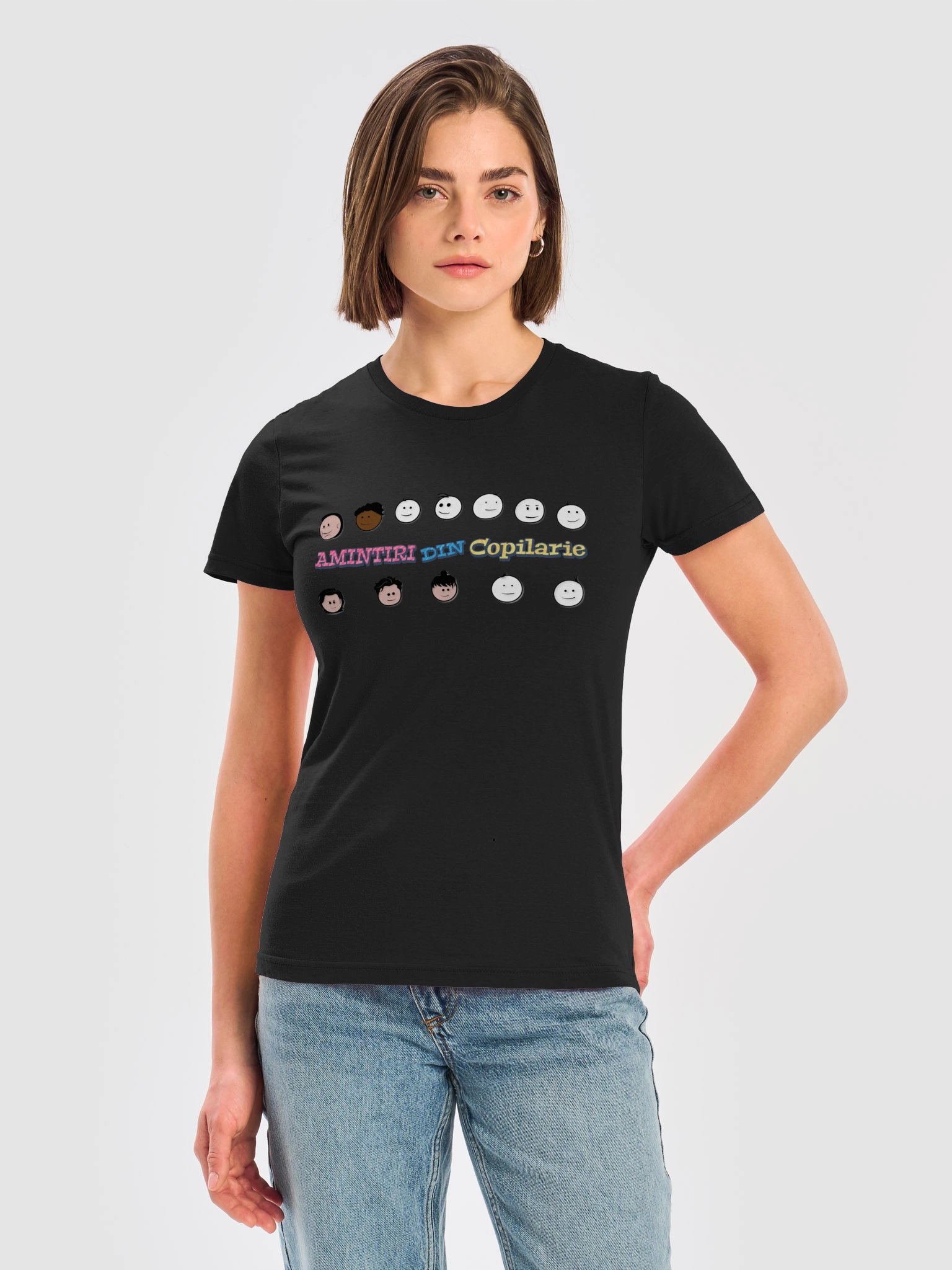 Tricou Damă Negru – Amintiri Din Copilărie product image (5)