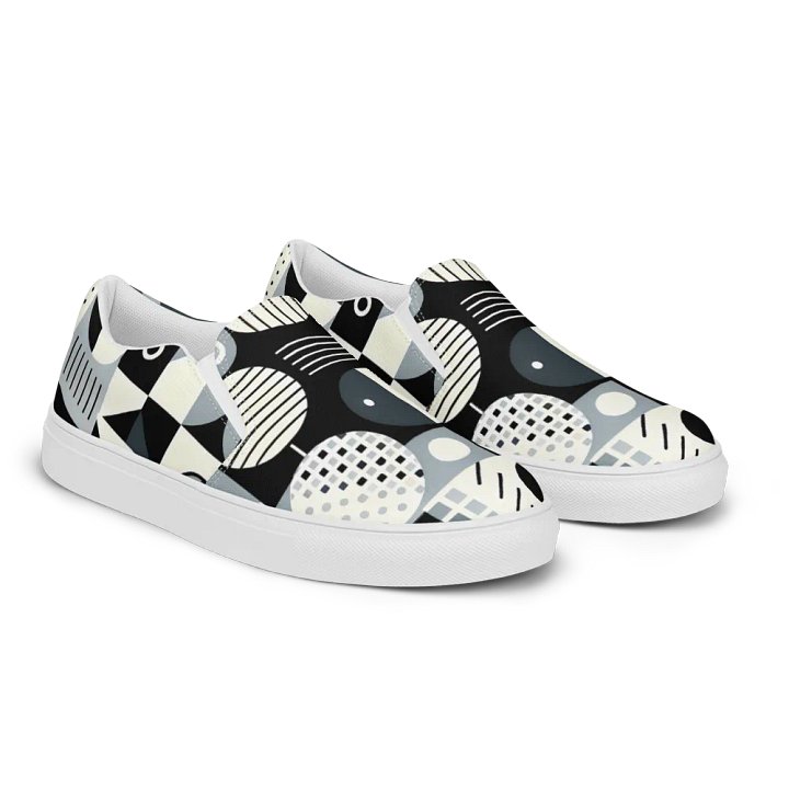 Abstract Geometric Women's Slip-On Shoes product image (2)