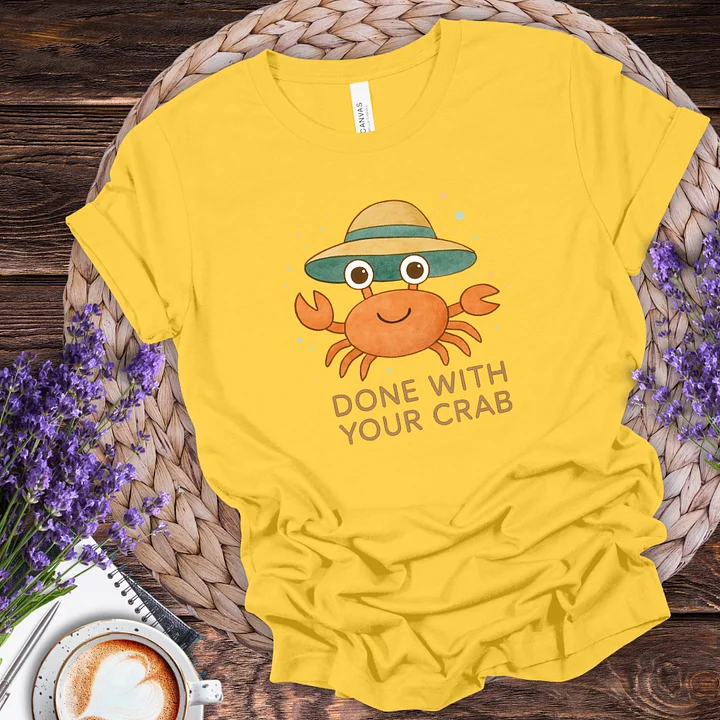 Done With Your Crab Tee product image (1)