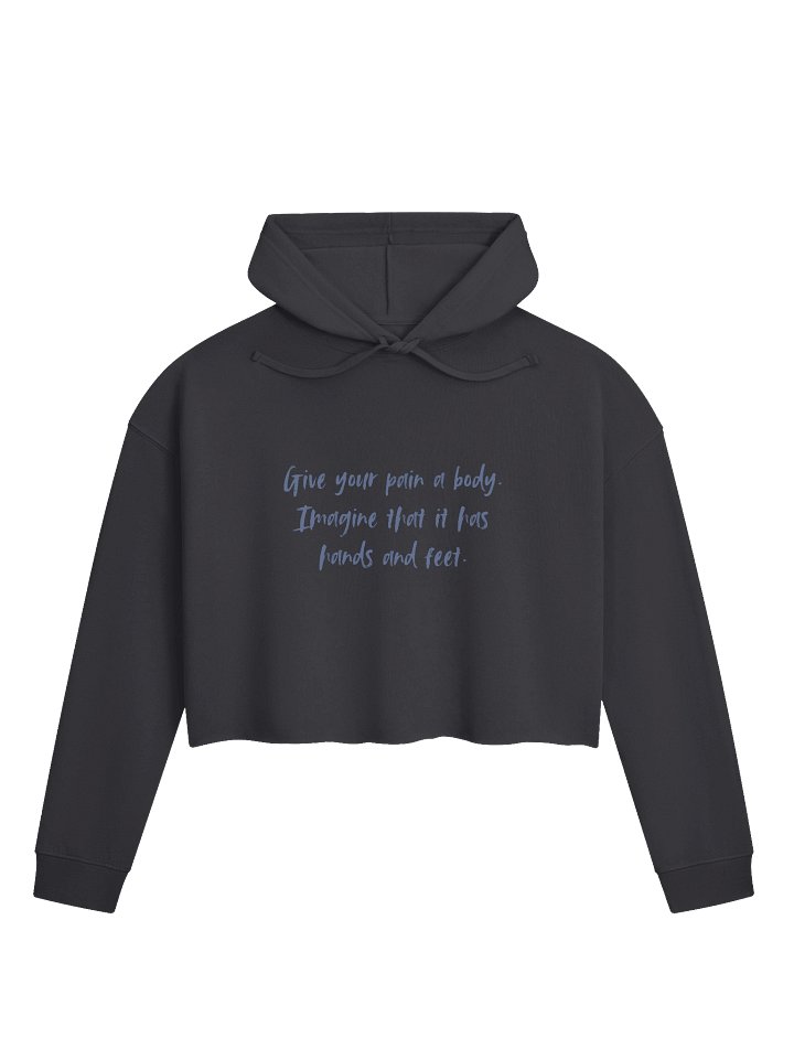 Give Your Pain a Body Women's Cropped Hoodie product image (1)