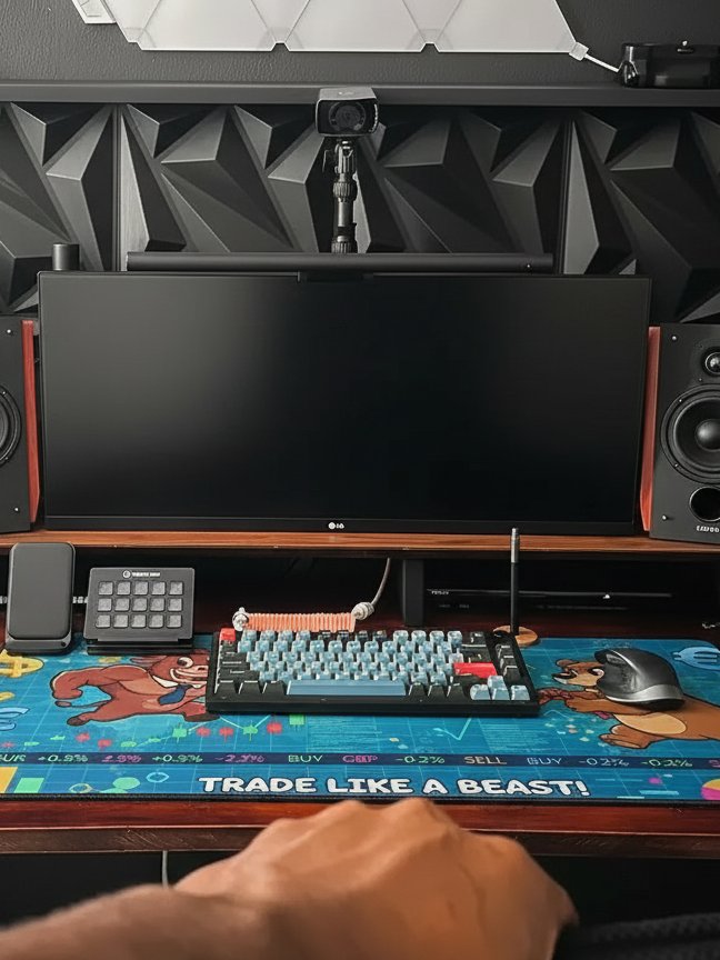 Deskmat Cartoon "Trade like a beast!" product image (2)