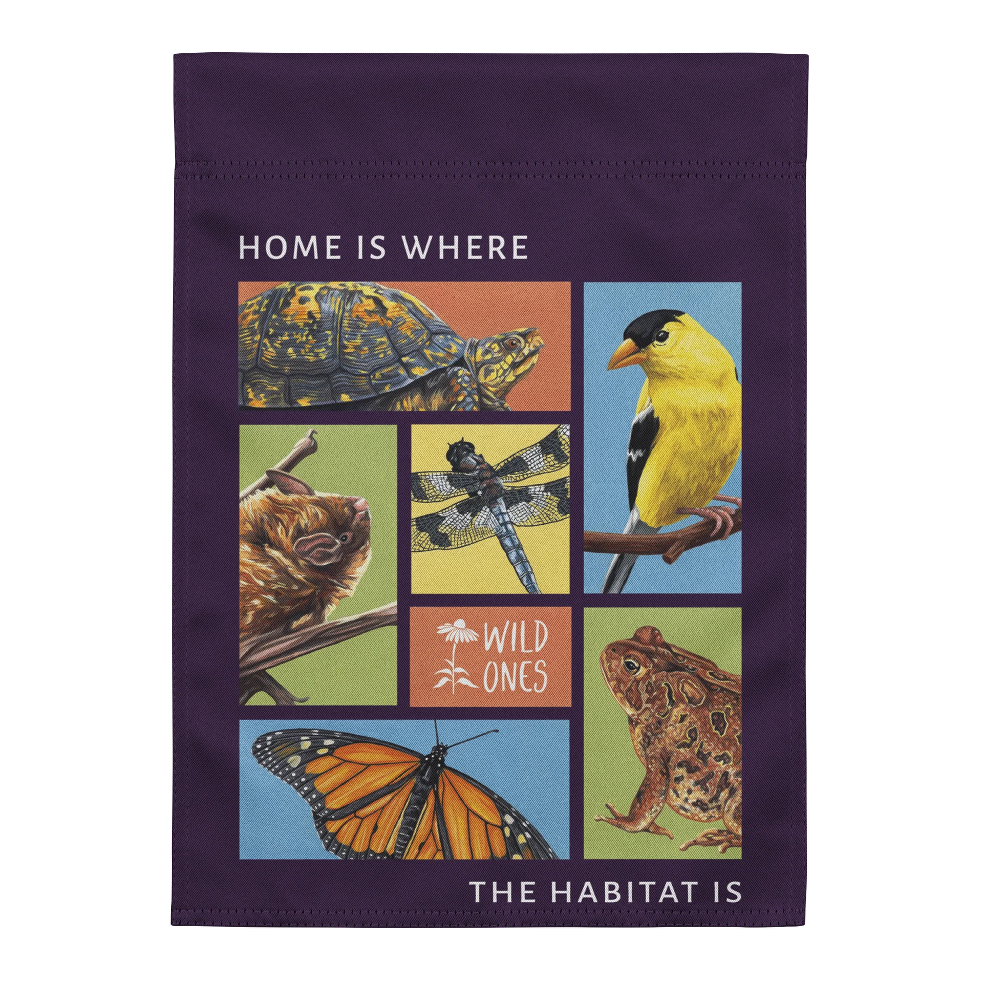 Home is Where the Habitat Is (Garden Flag) product image (1)