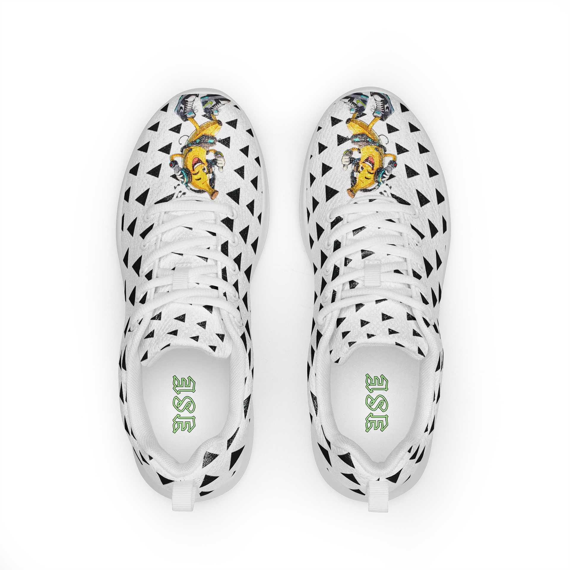 Banana Beat: Geometrischer Streetstyle Damen Sneakers product image (1)