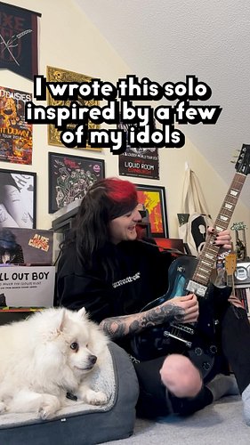 I wrote this solo inspired by a few of my idols, can you tell who they are?

#alternativemusic #birmingham #rockmusic #emomus...