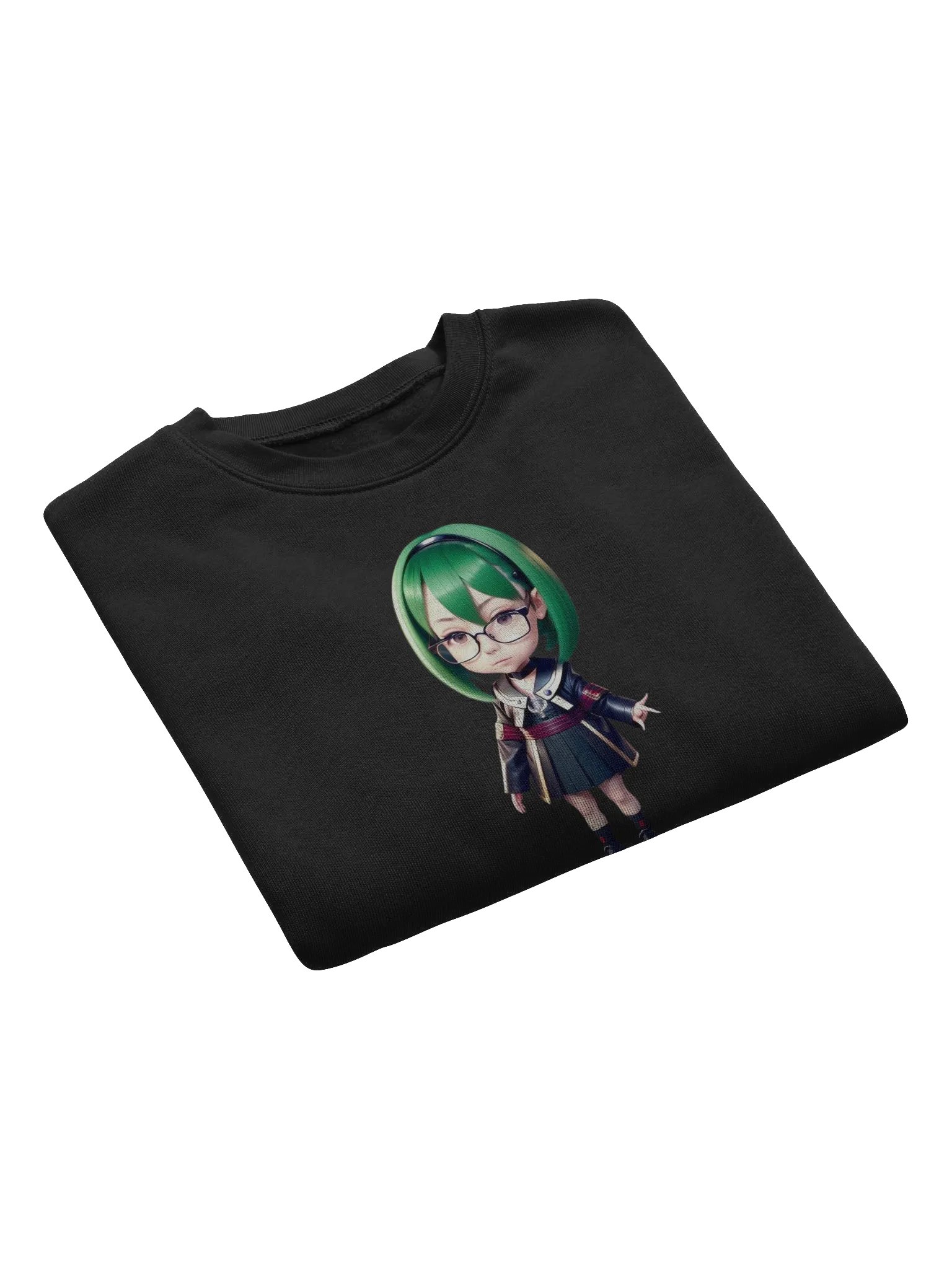 (Green CHIBI) K Crop Sweatshirt product image (7)