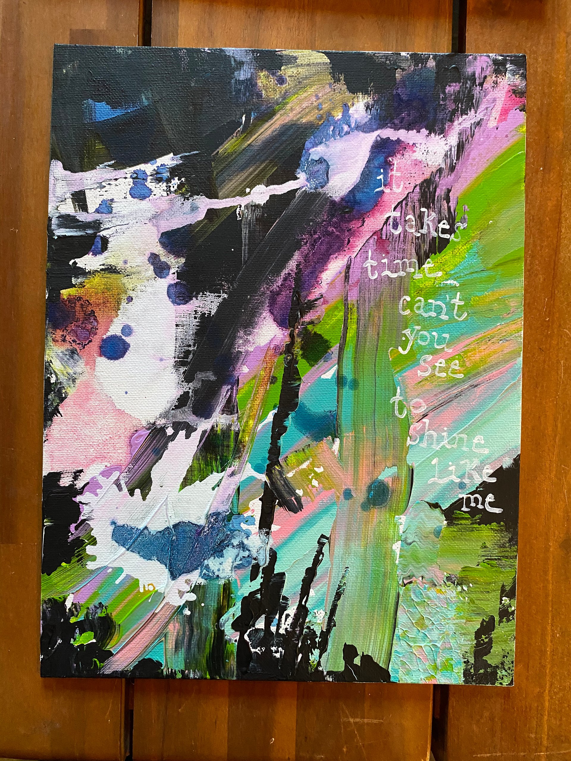 Shine Like Me Satellite Eclipse Lyric Painting product image (1)