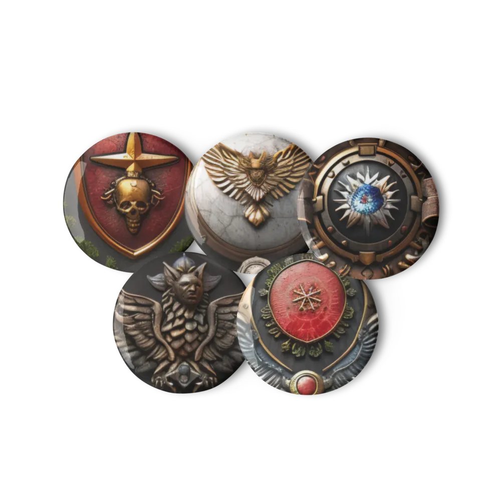 Winged Valor Pin Button Set product image (6)