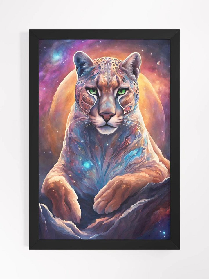 Magischer Puma Poster-Druck mit Rahmen product image (1)