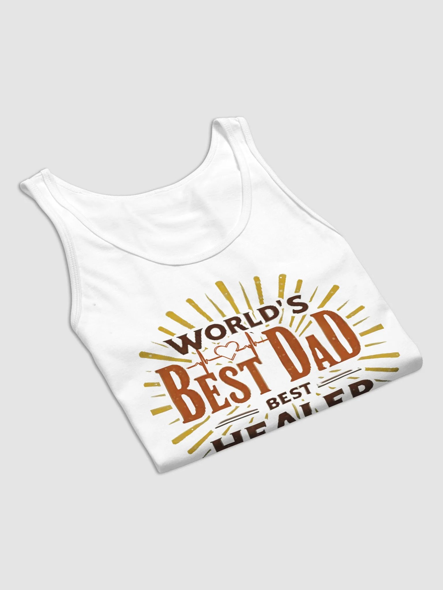Best Dad Best Healer Tank product image (40)
