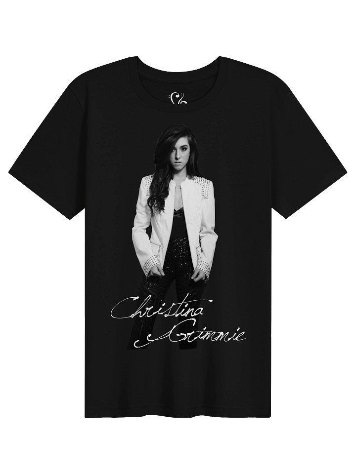 Christina Grimmie Legacy B&W Tee product image (1)