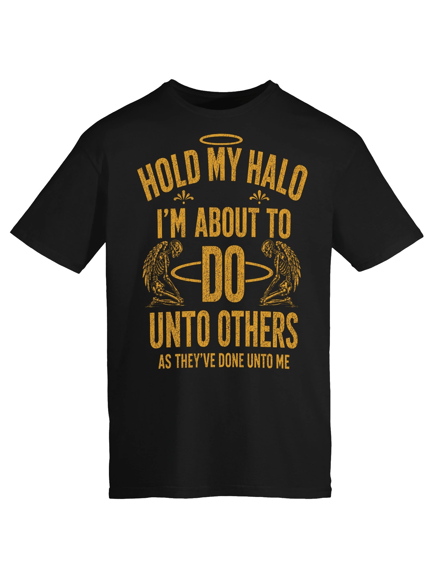 Hold My Halo Funny Angel Quote T-Shirt product image (39)