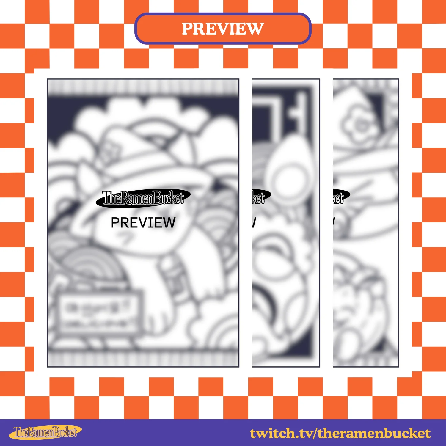 'THE RAMEN FEST' Printable Coloring Pages product image (2)
