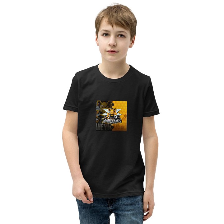 Logo With Texture Youth Short Sleeve T-Shirt product image (9)