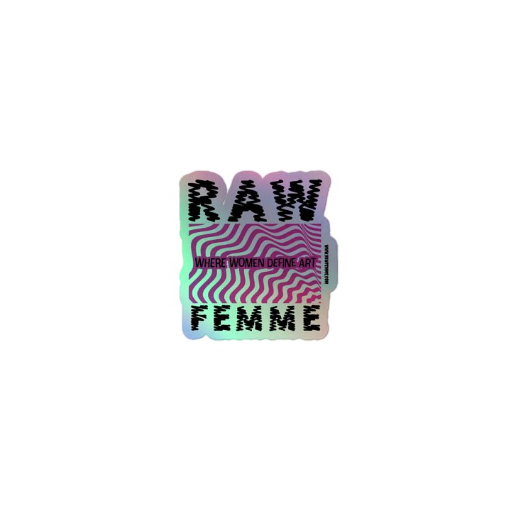 Kiss-Cut Holographic Stickers: Where Women Define Art product image (1)