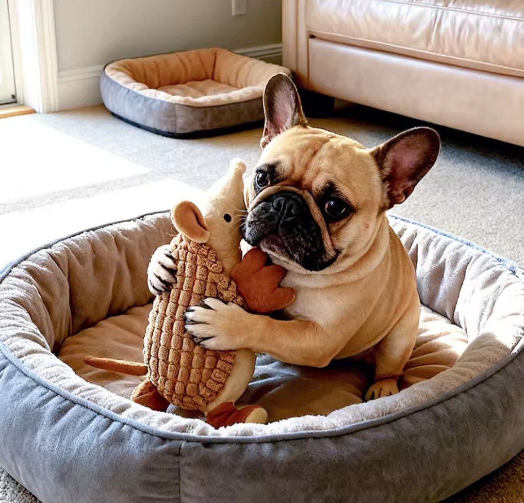 Cute XL Armadillo Durable Dog Chew Toy product image (8)