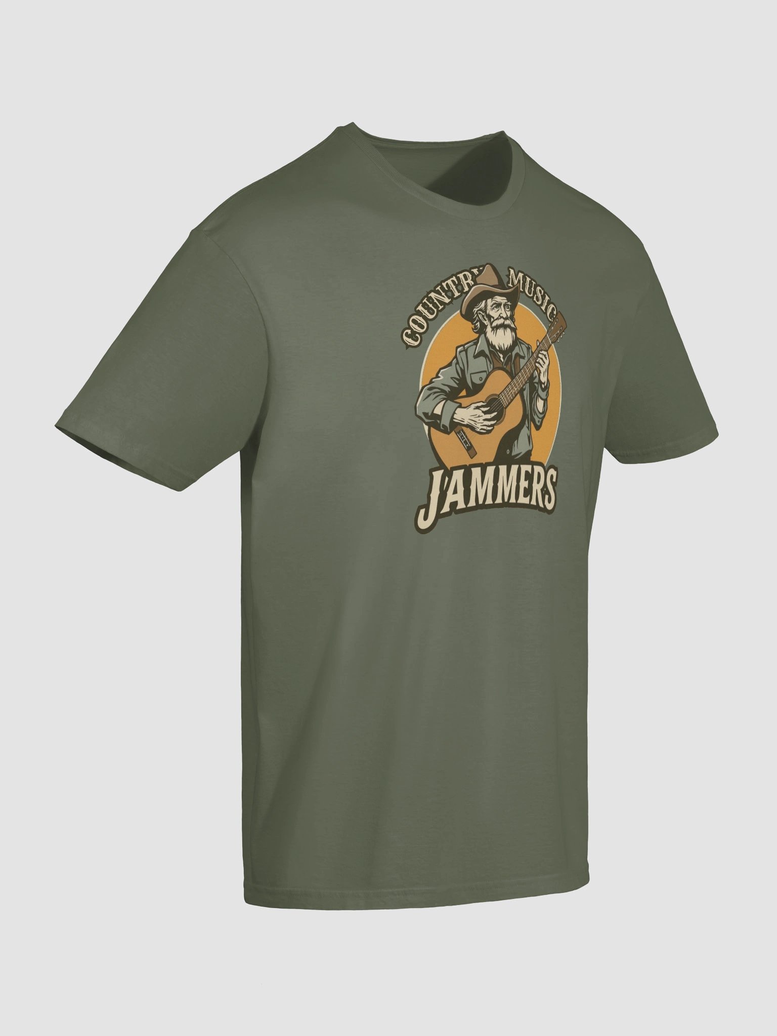 Country Music Jammers, Big Jim Strumming Design T-Shirt product image (3)