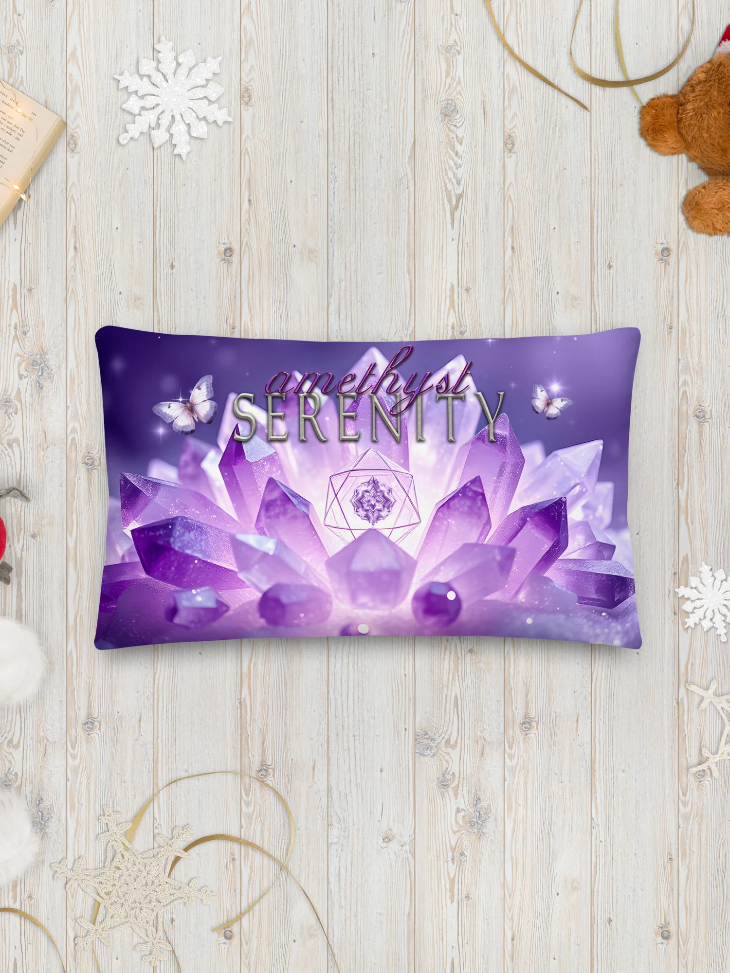Amethyst Healing Grid Pillow product image (5)