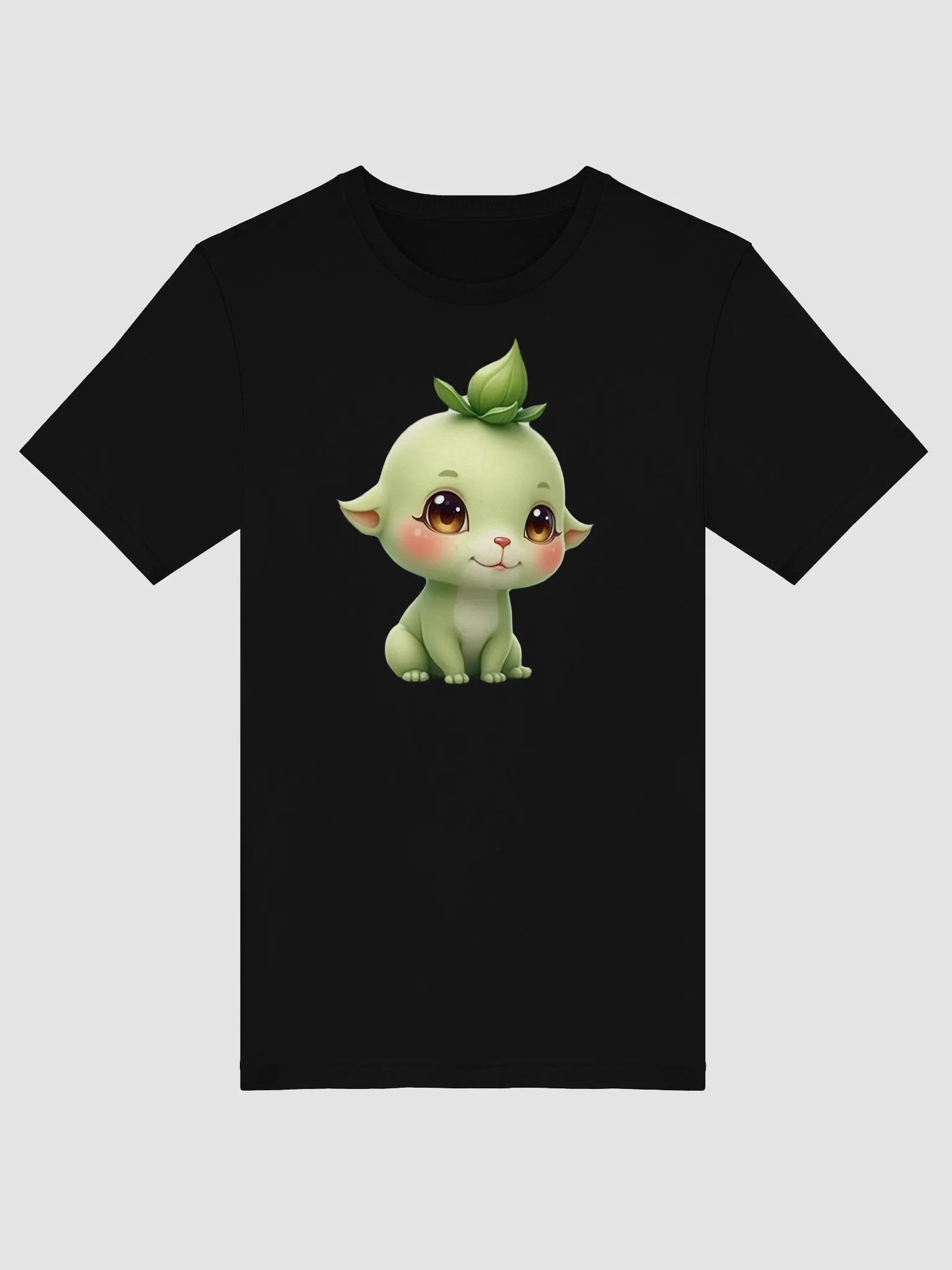 Leafy Green Creature Cartoon T-Shirt product image (5)