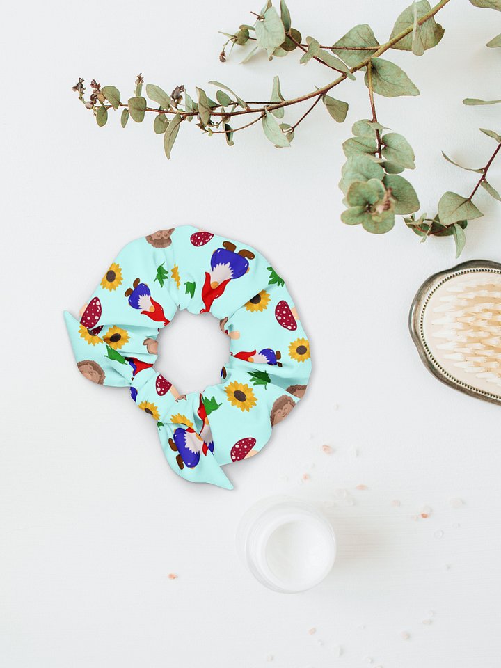 Gardening with my Gnomies Pattern Scrunchie product image (1)
