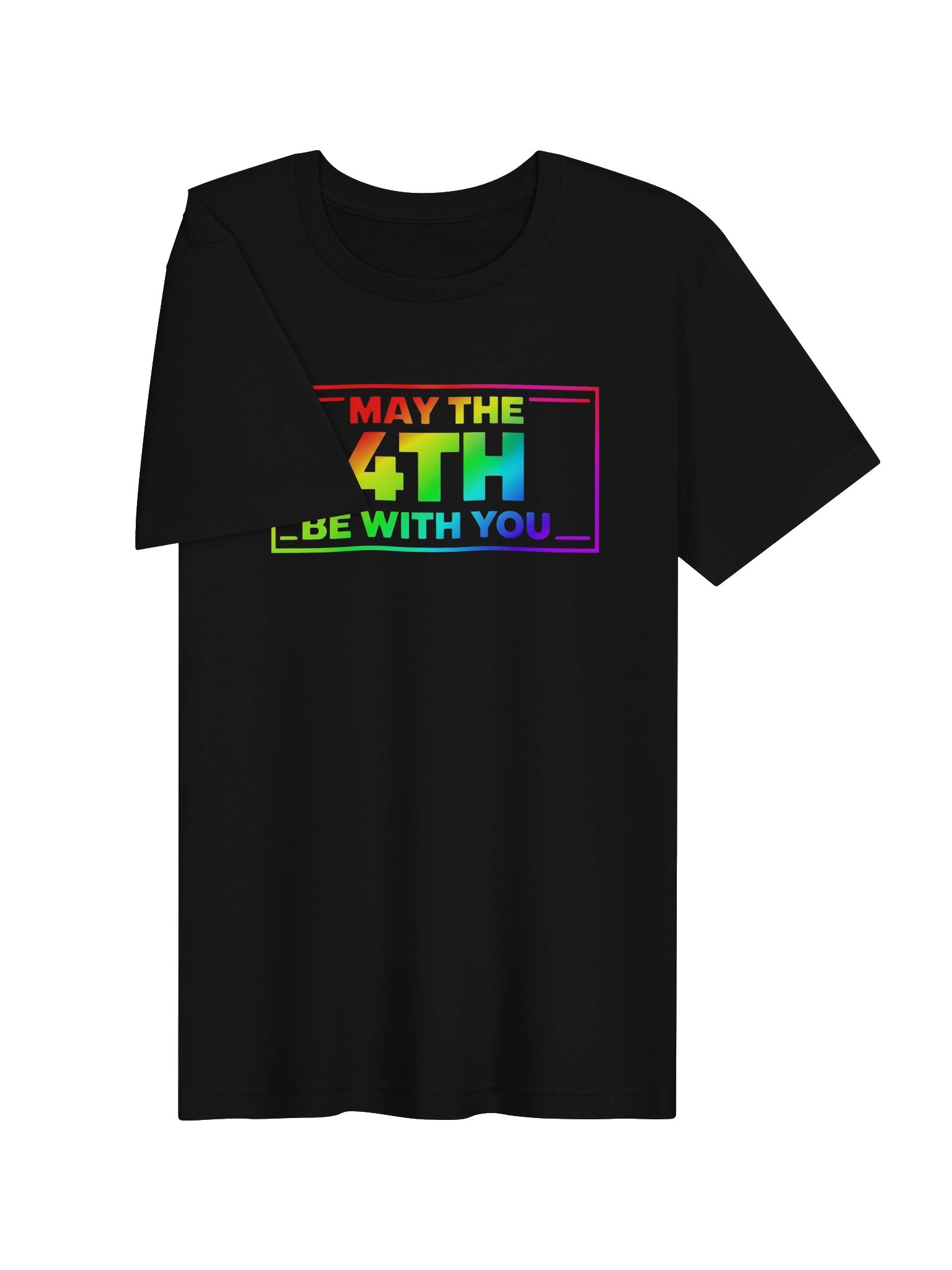 May the 4th Be With You Rainbow Tee product image (5)
