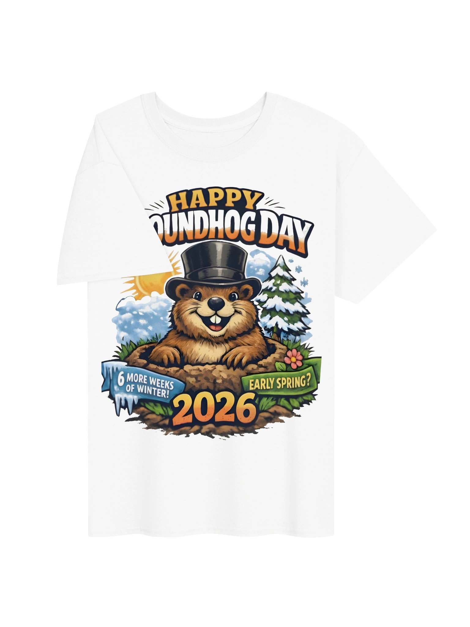 Happy Groundhog Day Winter/Spring Tee product image (3)