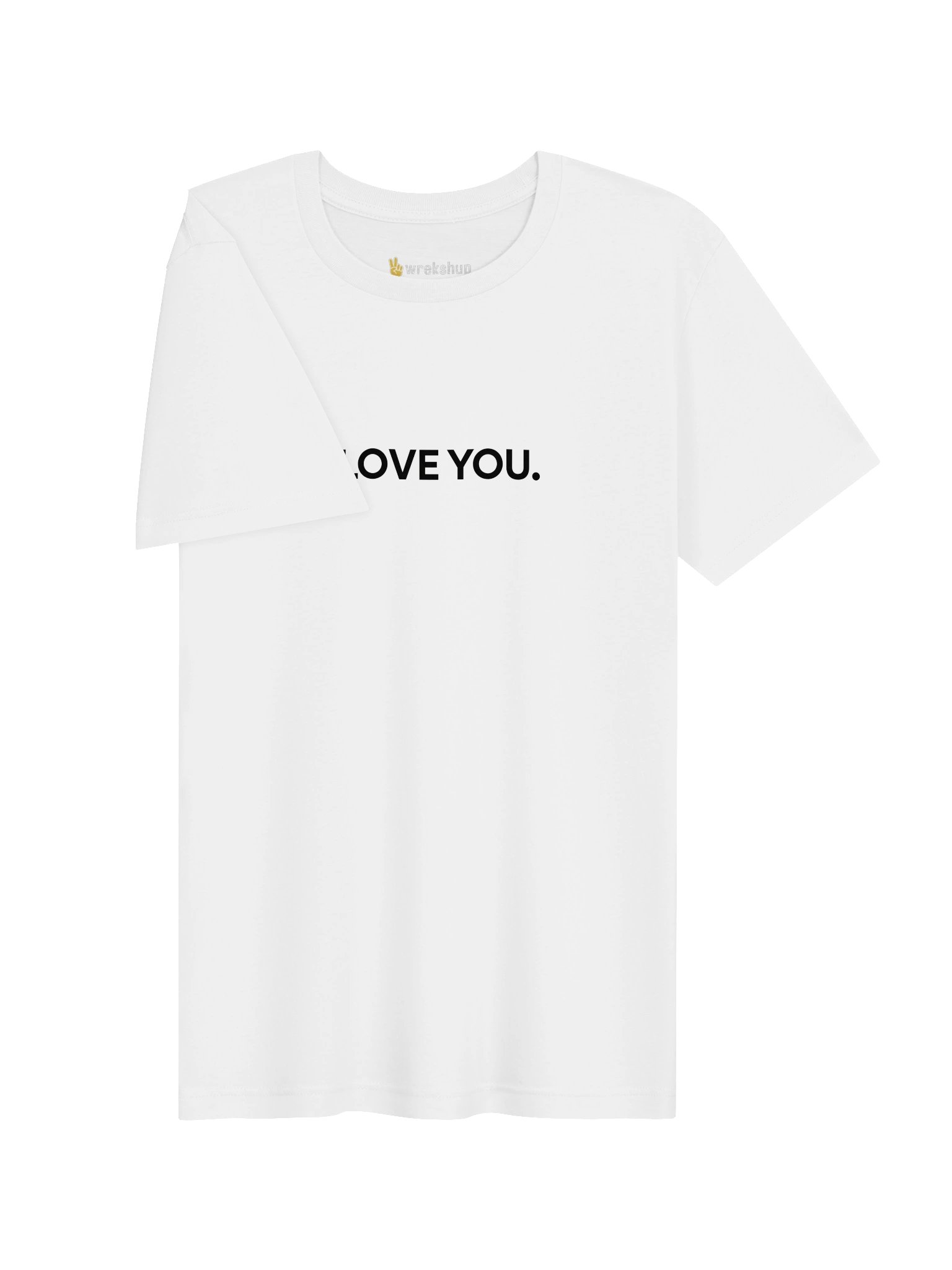 I Love You Minimalist Unisex Tee - WHITE product image (3)