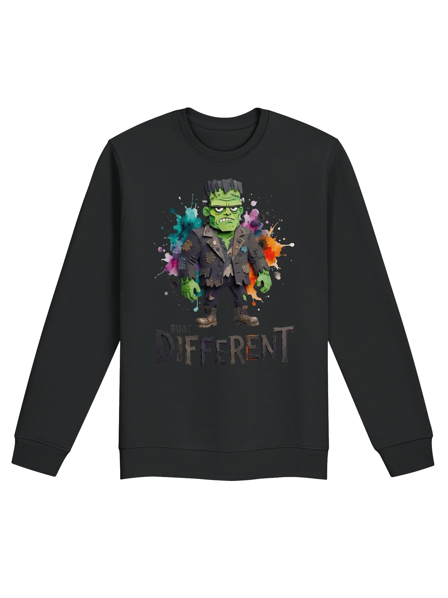MINAY Originals | Halloween Edition "DIFFERENT" Frankenstein Graphic Unisex Sweatshirt product image (3)