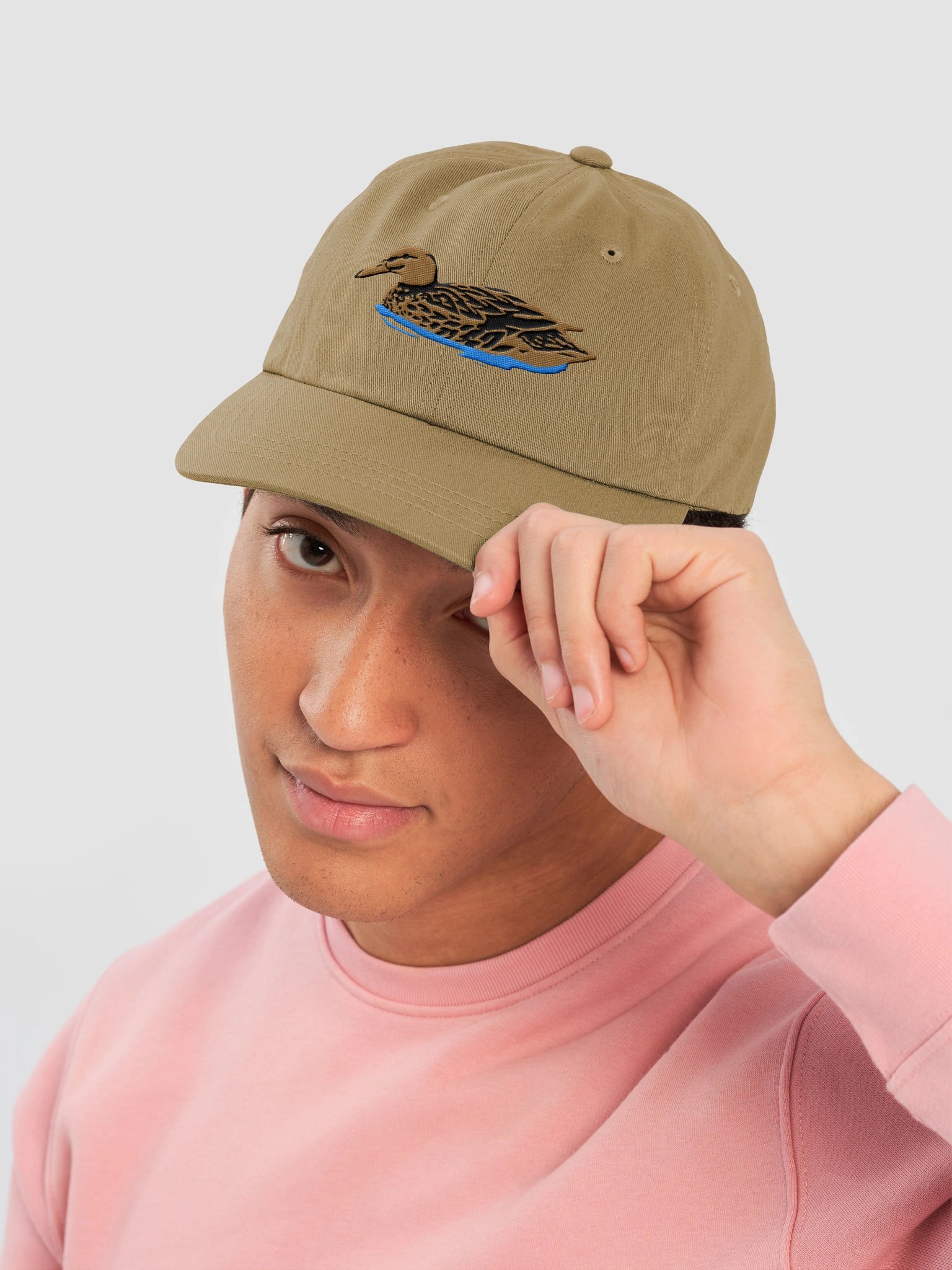 Mallard Hen Embroidered Hat | Female Mallard Dad Cap | Waterfowl Bird Gift product image (45)