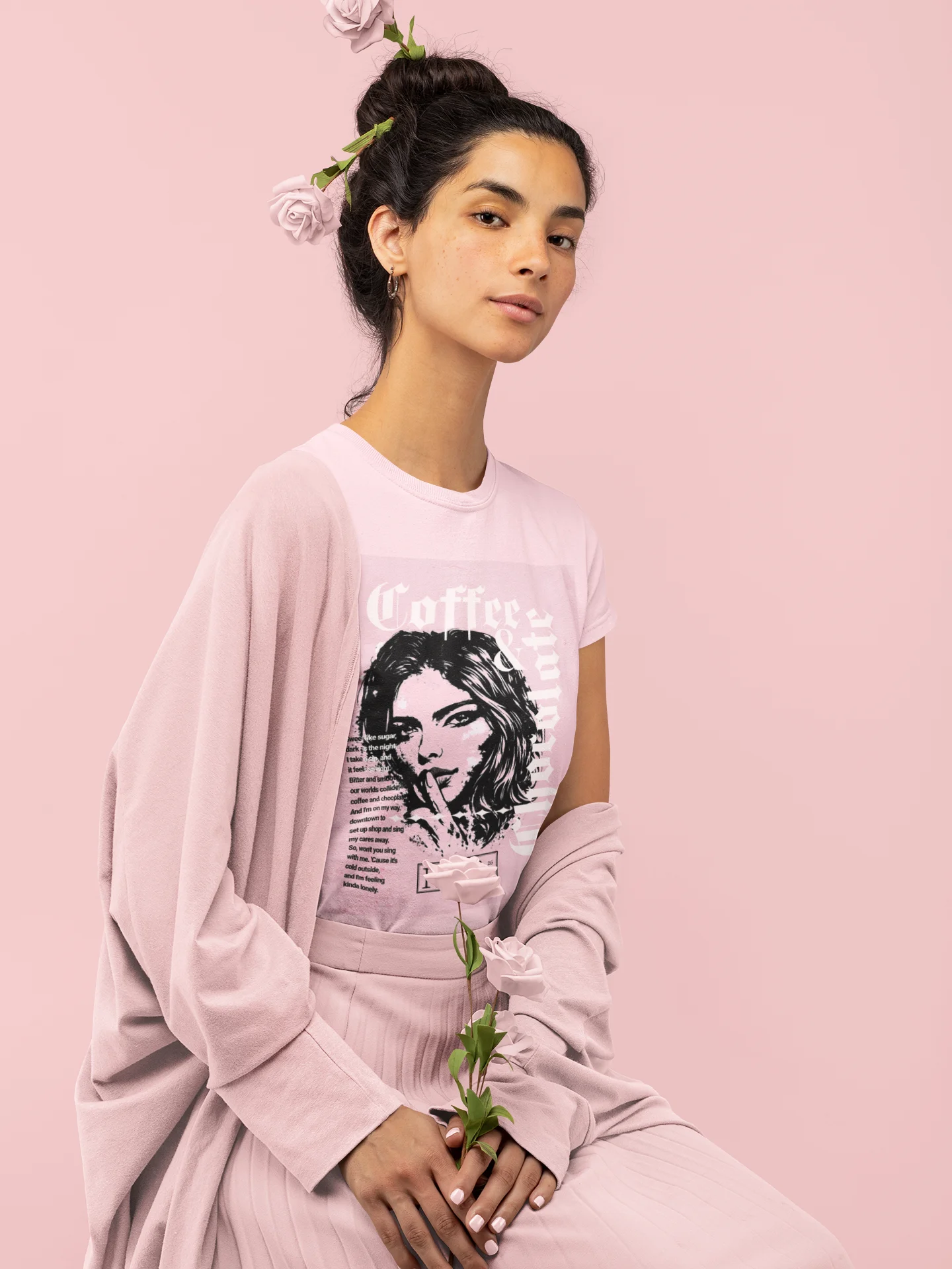 Coffee & Chocolate Streetwear Graphic Tee product image (4)