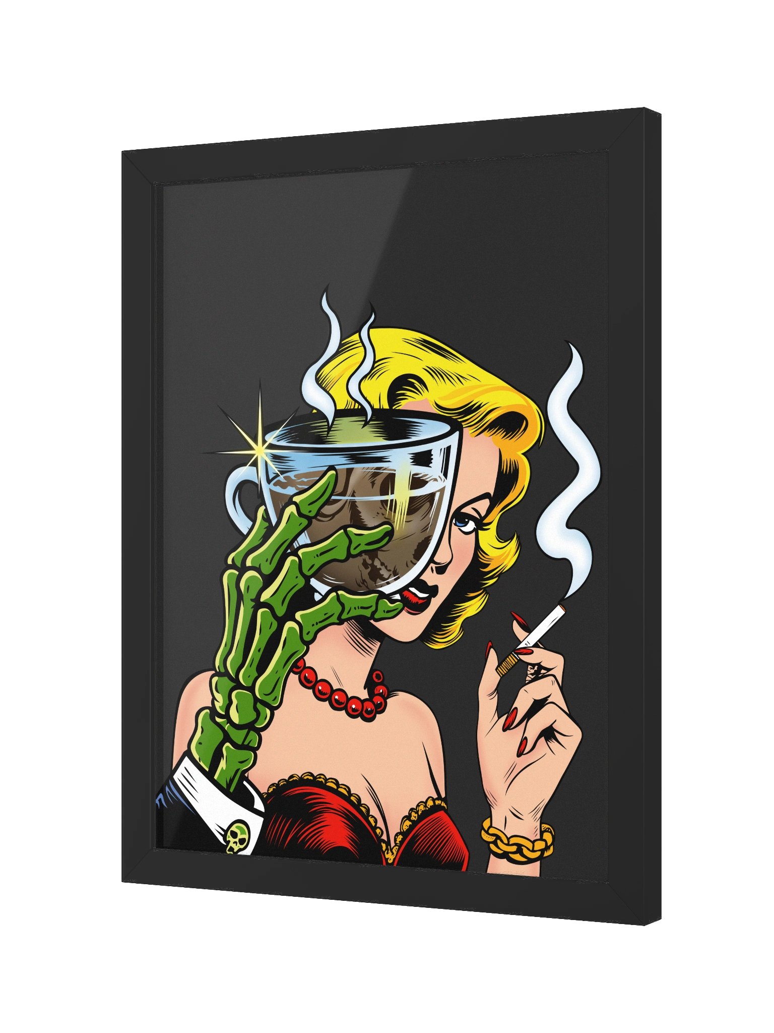 Chamber of Chills Coffee Framed Poster product image (2)