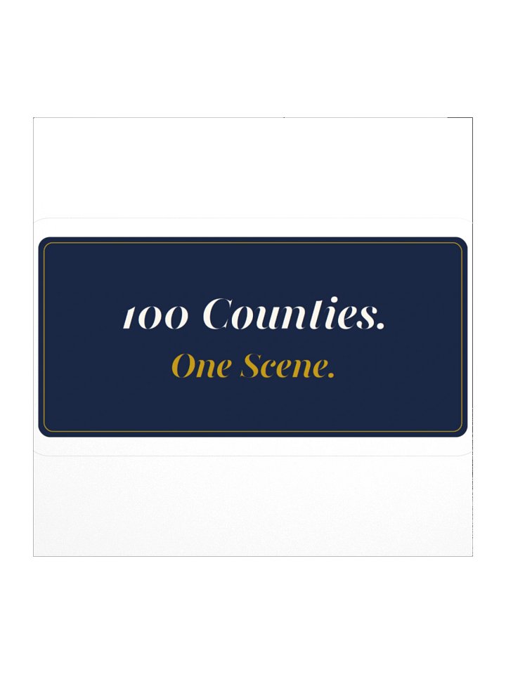 100 Counties. One Scene. Sticker product image (1)