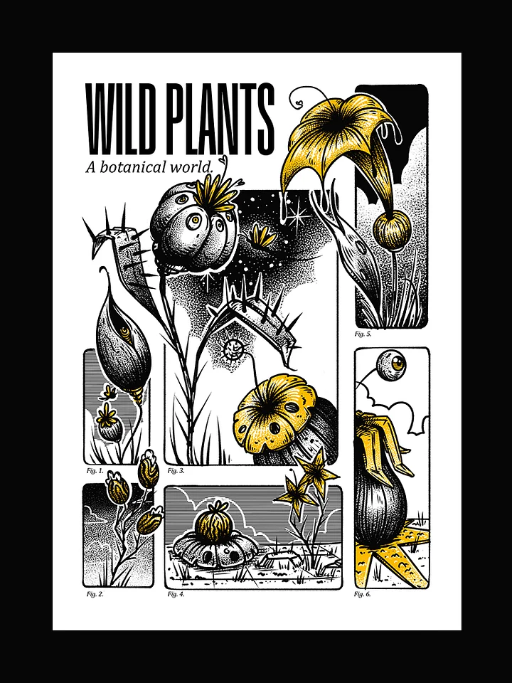 Wild Plants - Screen print product image (1)