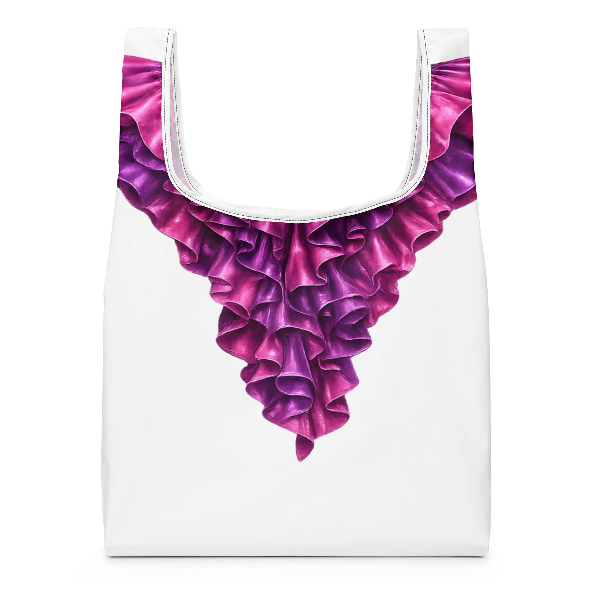 Ruffled Triangle All-Over Print Bag product image (3)