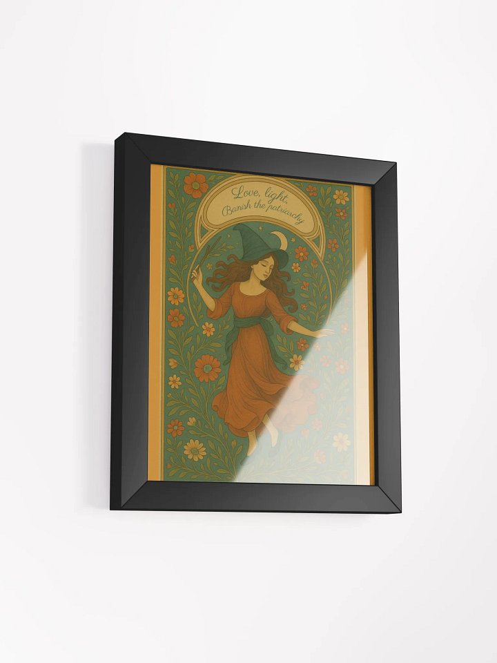 Vintage Witch Wall Art - Love, Light, Banish the Patriarchy product image (22)