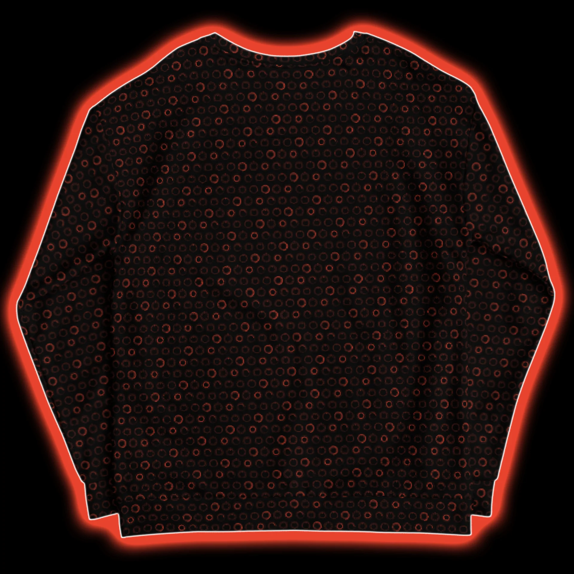 Synthesis Controls Sweatshirt - (7 Modular Synth Dials) CADMIUM product image (8)