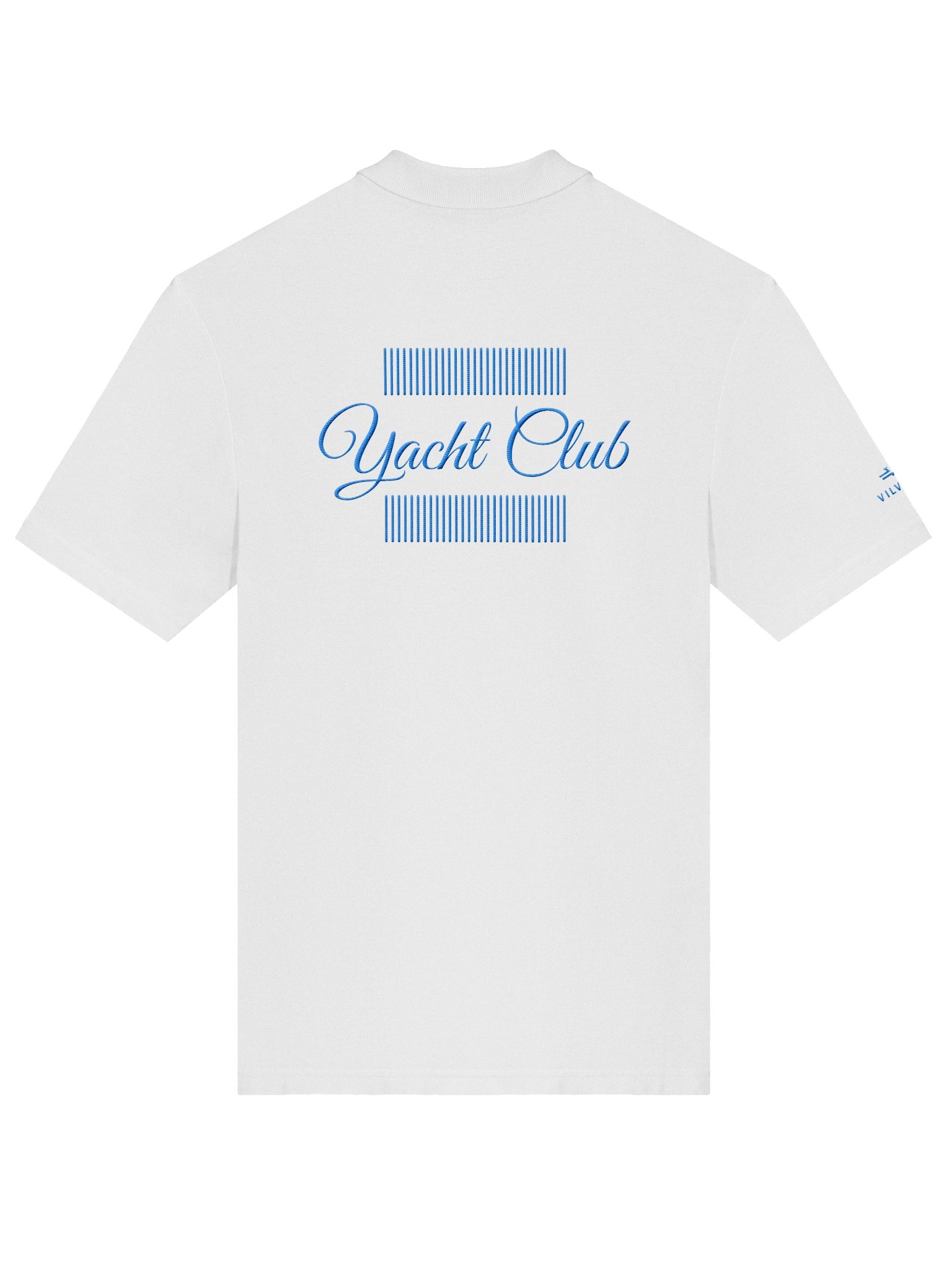 Women's Yacht Club Blue Cursive Polo product image (4)