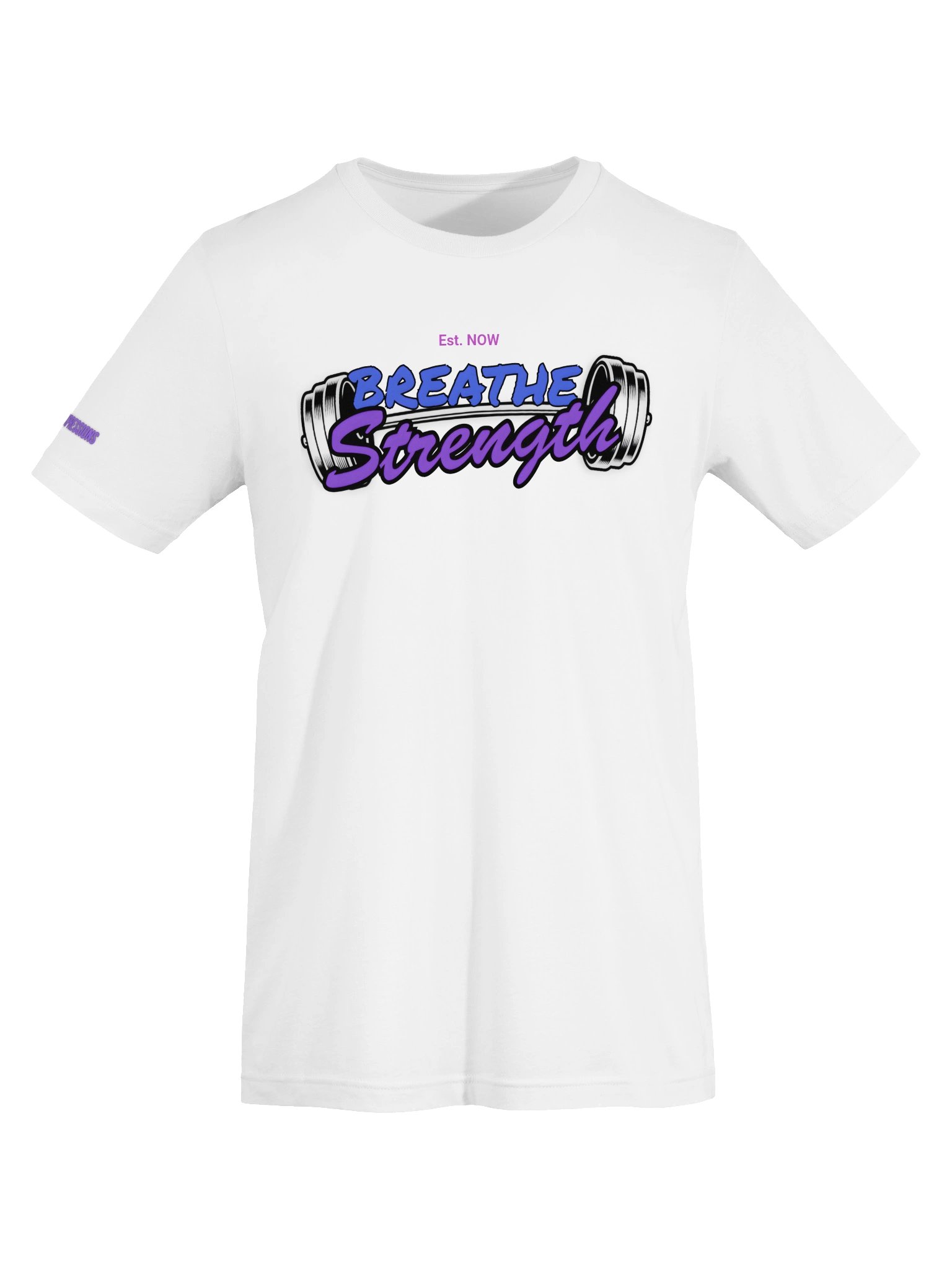Breathe Strength Fitness Graphic Tee product image (95)