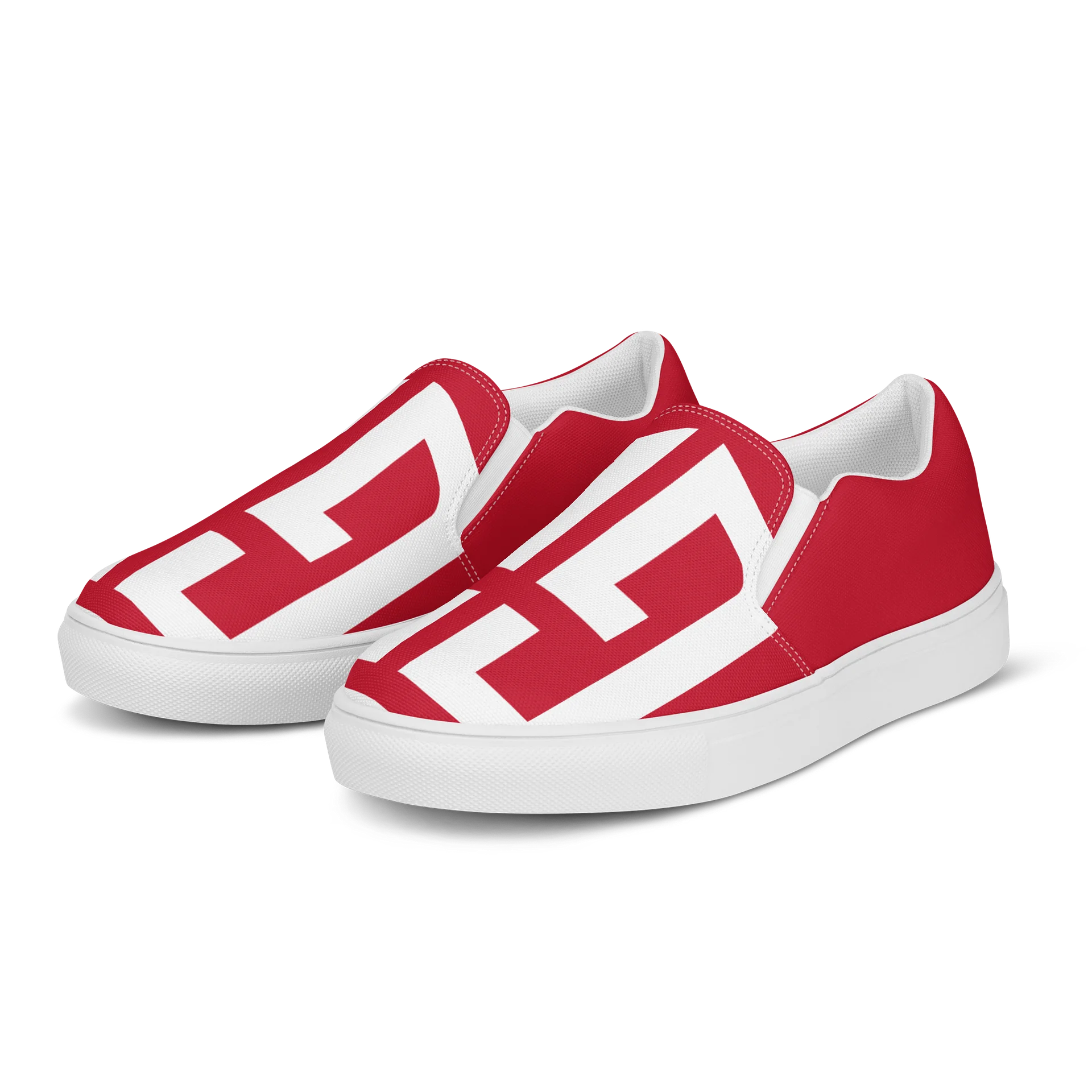 Gaangs Red Slip-On Shoes product image (3)