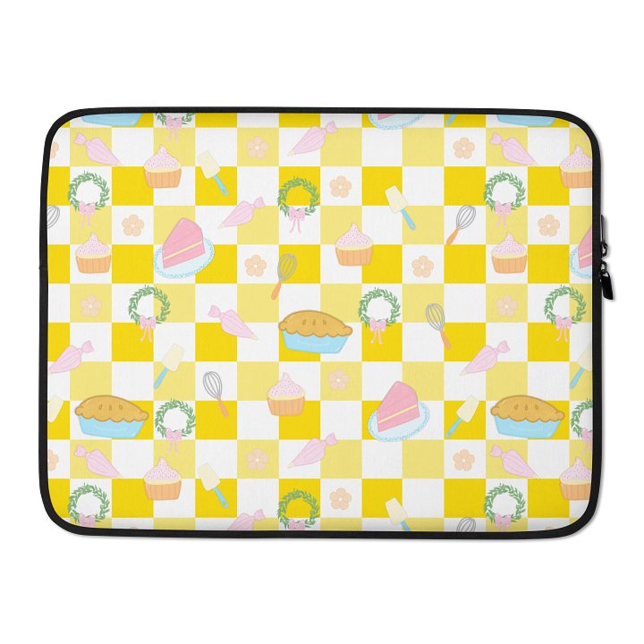 Bakers Dream Pattern Laptop Sleeve product image (2)