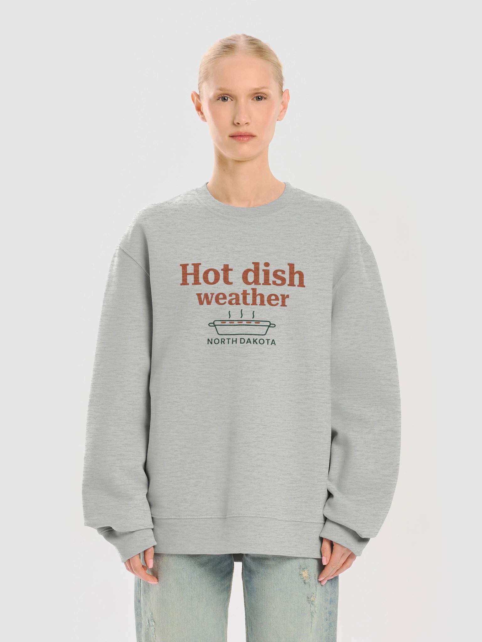 Hot Dish Weather Oversized Crewneck product image (9)