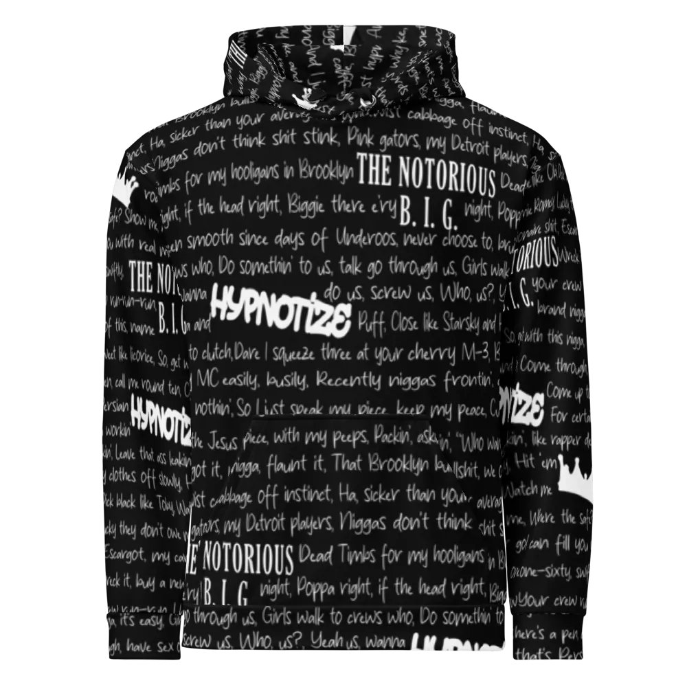 Hypnotize - The Notorious B.I.G. - BLACK - Unisex Hoodie product image (2)